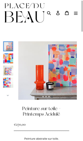 @Place du Beau, une agence de décoration d'intérieur, propose nos toiles :D